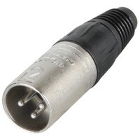 Main product image for Neutrik NC3MX XLR Male Nickel 092-011